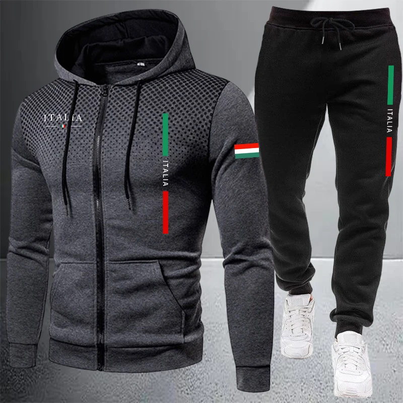 Winter Clothing Clearance - Heren trainingspak Casual sweatshirt met rits