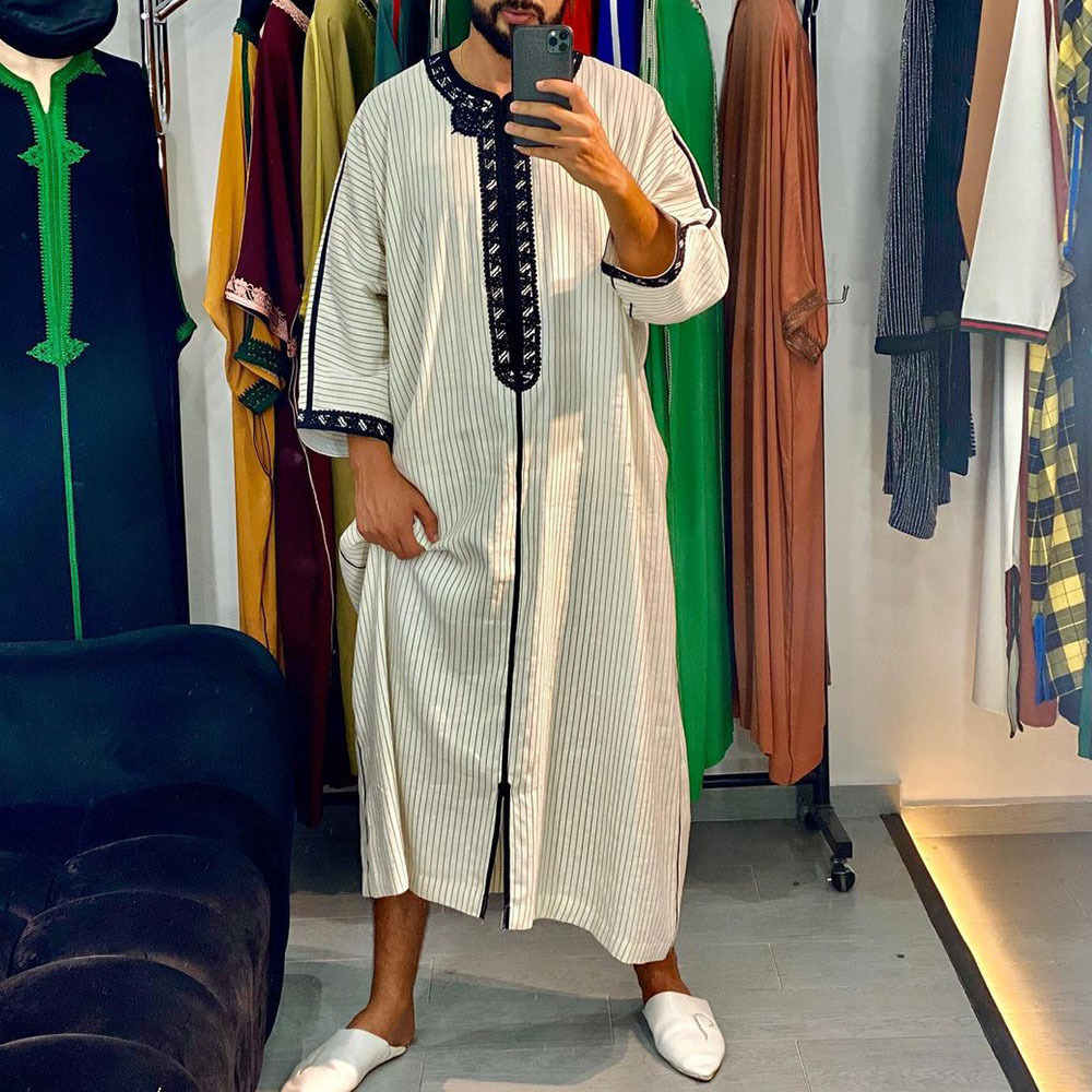 Winter Clothing Pakistan Men - Nieuwe 2026 Islamitische mannenkleding, losse Jubba