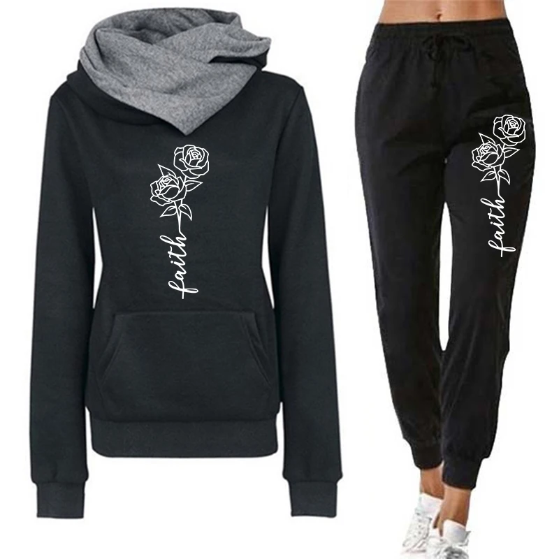Winter Clothing Clearance - Casual dameshoodie trainingspak met print Sweatshirts