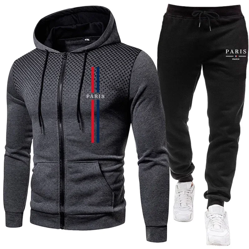 Winter Clothes Shop - Heren sportpak met rits, jas +