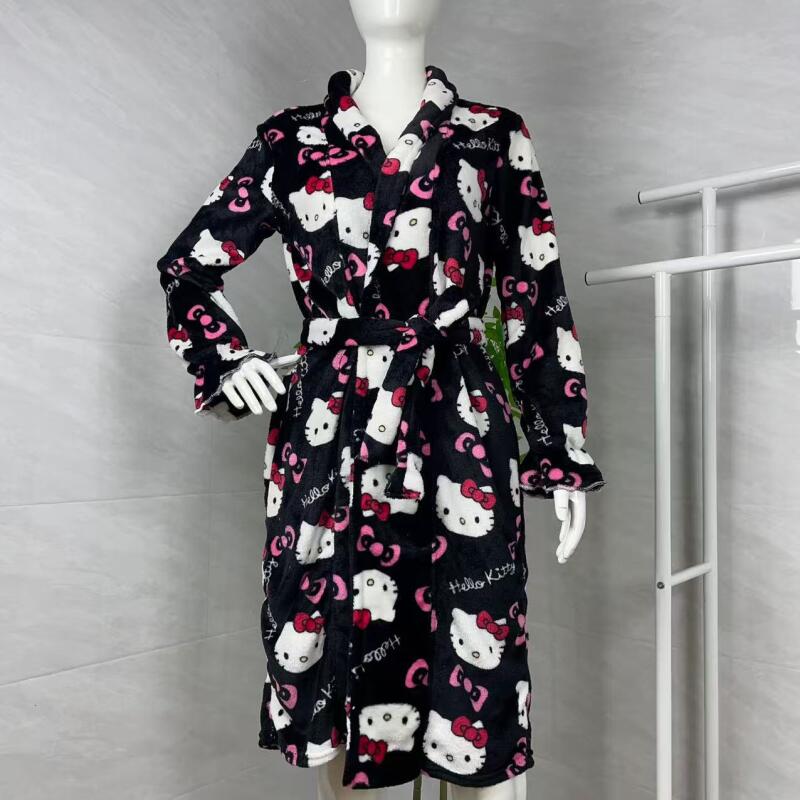 Winter Clothes - Nachtjapon Hello Kitty Nieuwe Herfst Winter