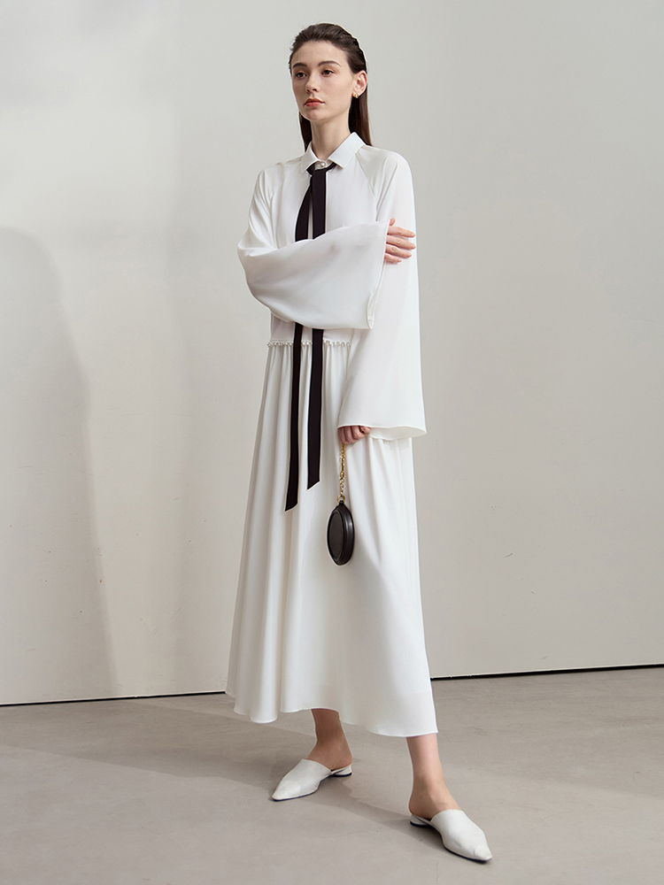 Winter Clothing Dress Up - AMII Damesjurken 2025 Herfst Nieuwe Losse