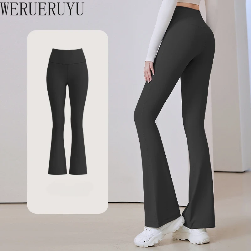 Winter Yoga Clothing - Elegante yoga uitlopende broek dames sexy
