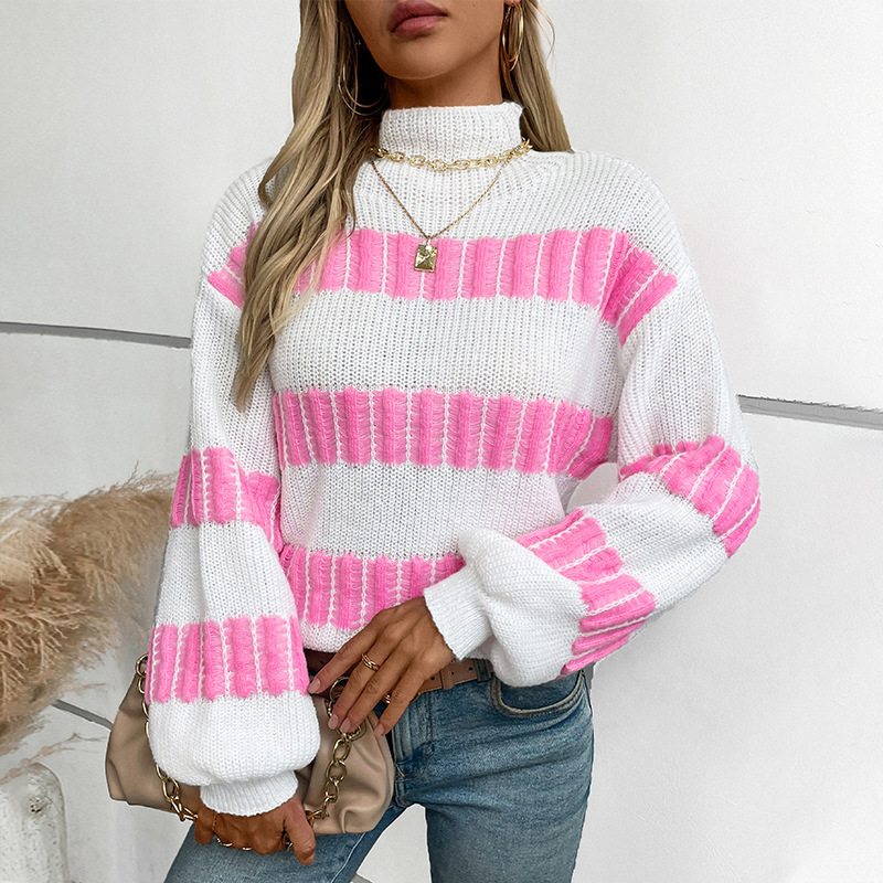 Winter Clothing Colors - Truien Dames Sweater 2025 Casual Gestreept