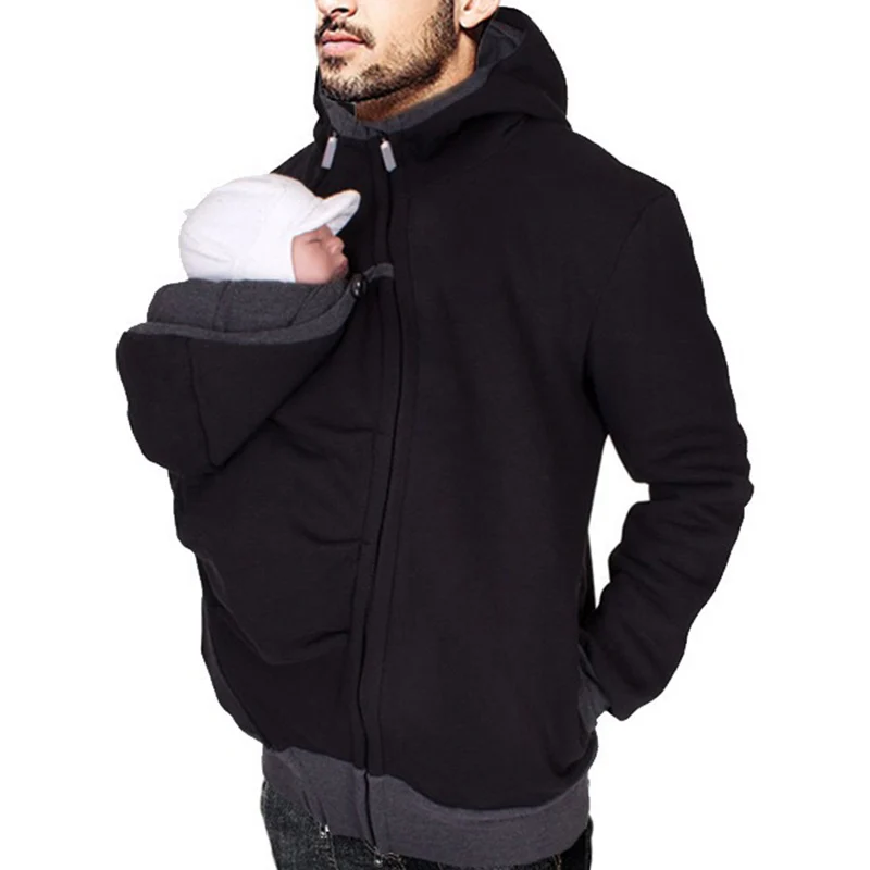 Winter Clothes Shop - Herfst Winter Kangoeroe Draagzak Capuchon Hoodies