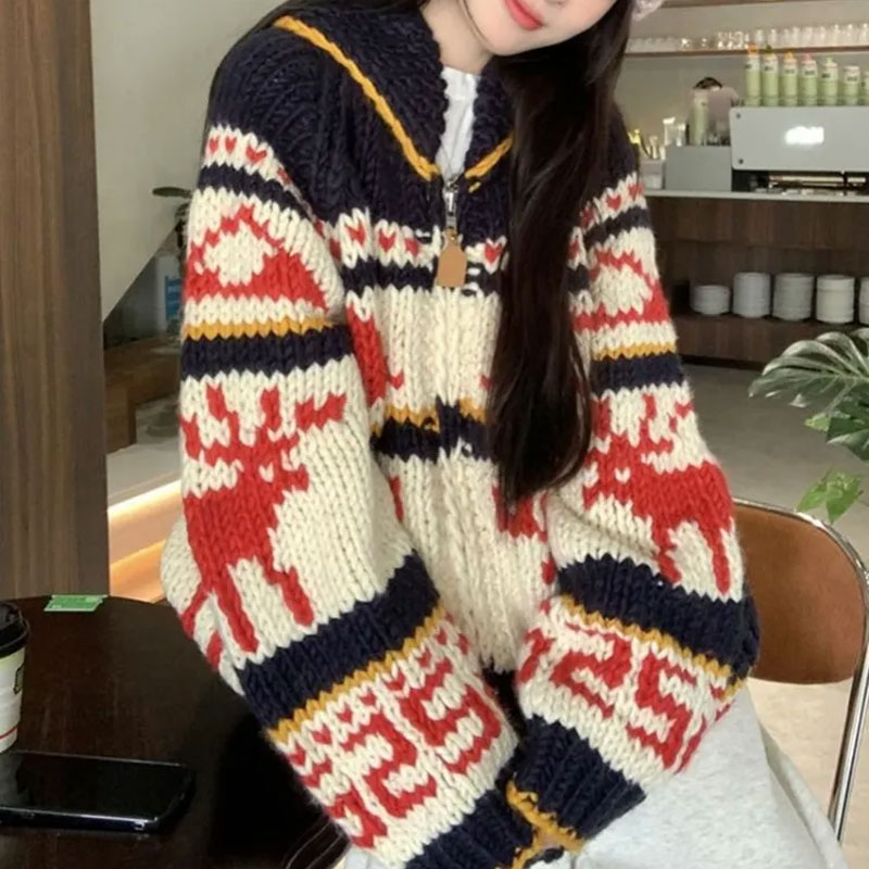 Kerst Vintage Elanden Gebreid  - Winter Clothing Colors recensie en prijs