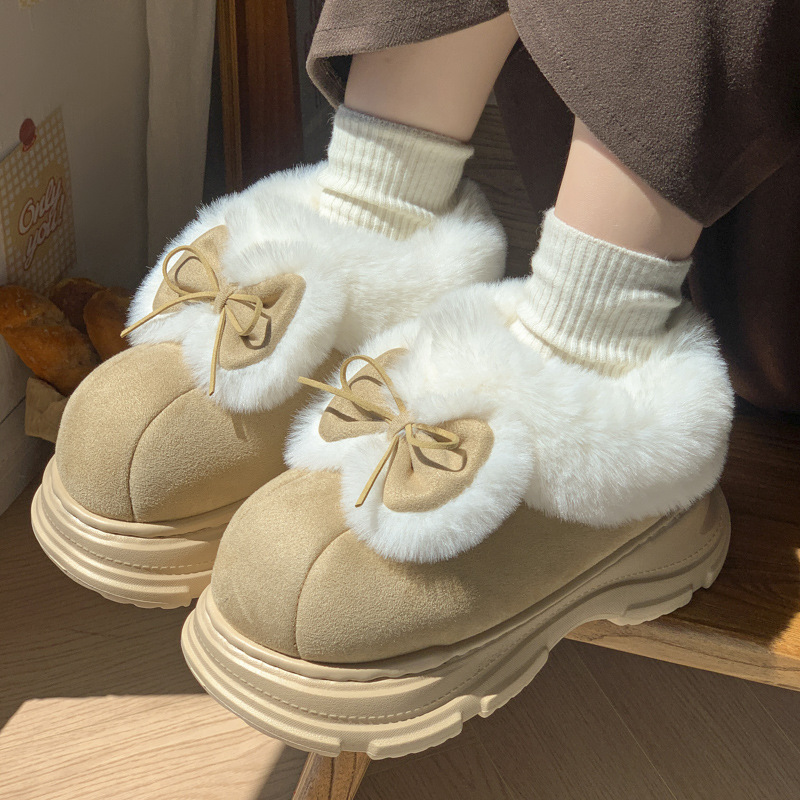 Warme namaakbont pluizige pant - Winter Clothing Korea recensie en prijs