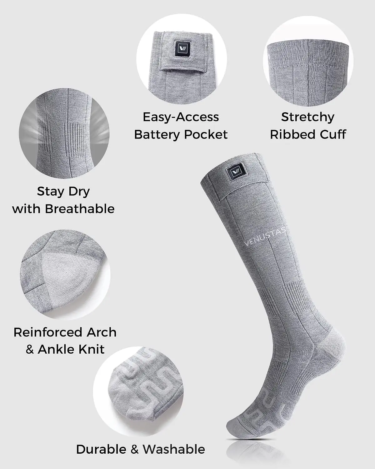 Bestseller Verwarmde Sokken vo - Heated Insole Rechargeable recensie en prijs