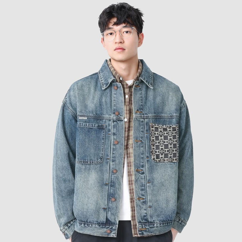 Herfst losse denim jassen man  - Winter Clothes Shop recensie en prijs