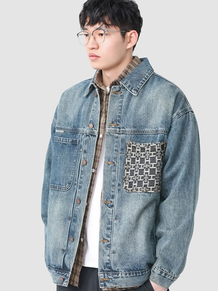 Herfst losse denim jassen man  - Winter Clothes Shop recensie en prijs