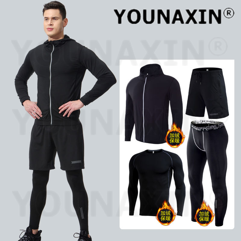 4-delige fitnesskledingset voo - Winter Yoga Clothing recensie en prijs