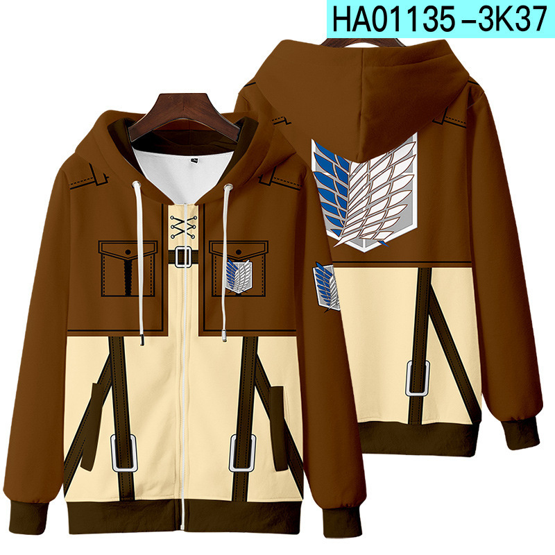 Nieuwe Aanval Op Titan 3D Rits - Winter Clothes Shop recensie en prijs