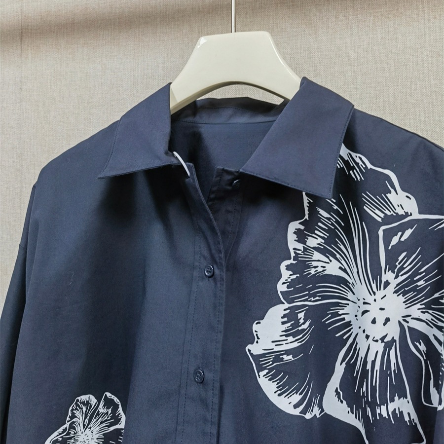 Romantische witte bloemenprint - Winter Clothing Korea recensie en prijs